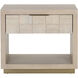 Akava 30.5 X 26 inch Light Wash / Gold Night Stand